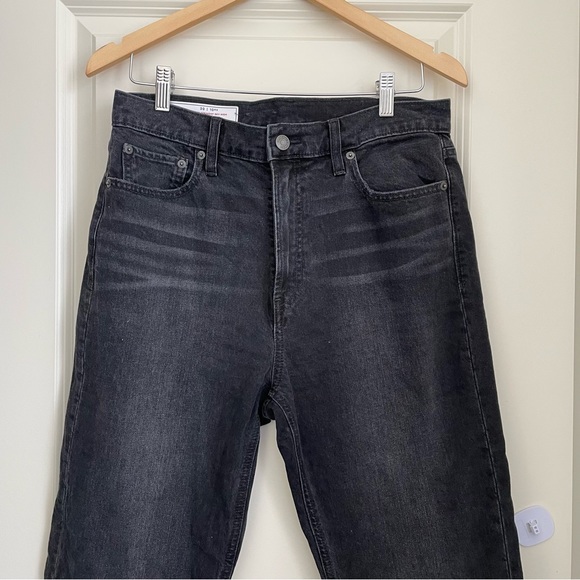 Sky High Rise Cheeky Straight Jeans with Washwell size 30 Regular in Black Rinse - Picture 9 of 14